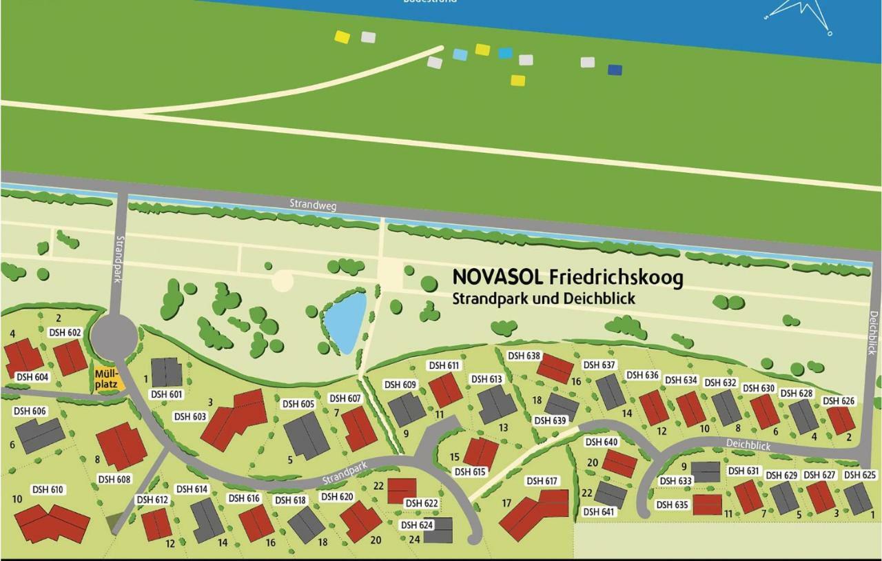 Friedrichskoog-Deichblick 10 Villa Kültér fotó
